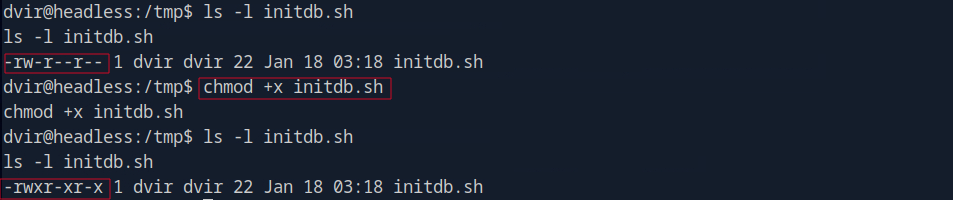 Initdb Script Permission