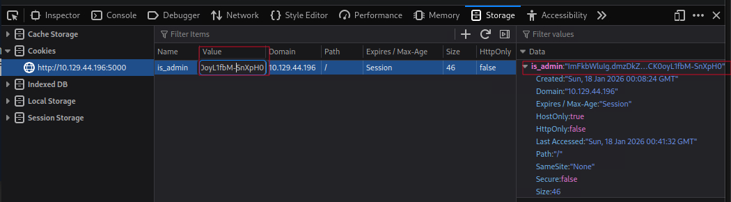 Admin Dashboard Access