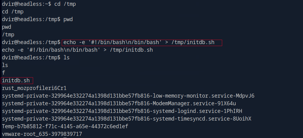 Initdb Script Creation