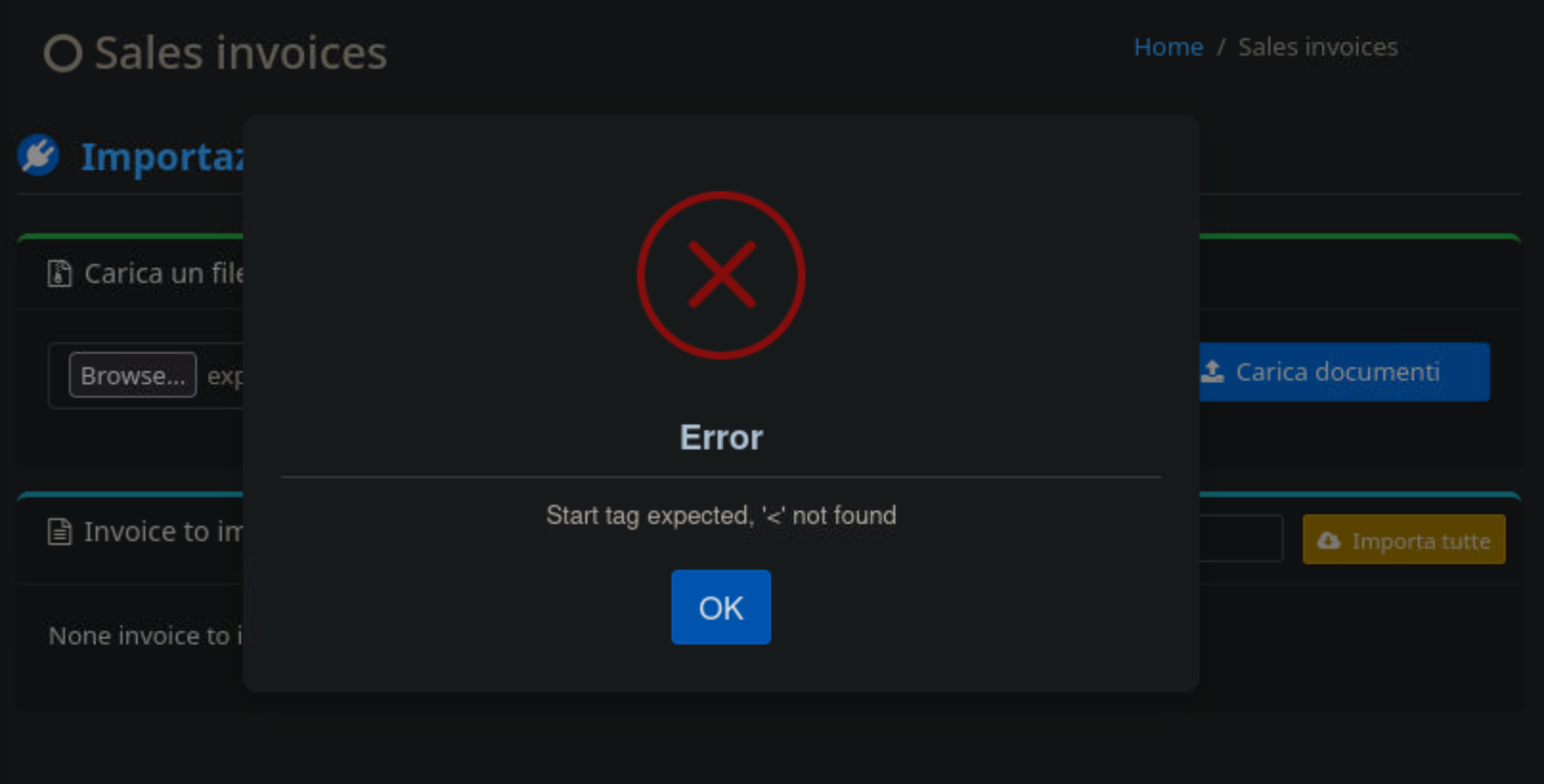 Upload Error
